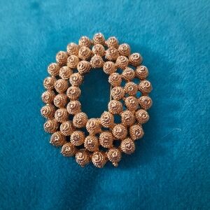 Elegant Gold-Tone Brooch Vintage 50s